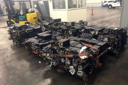 Drugs confiscated with a street value of $1.29 billion were seized in California last month after a joint investigation by the Australian and US authorities