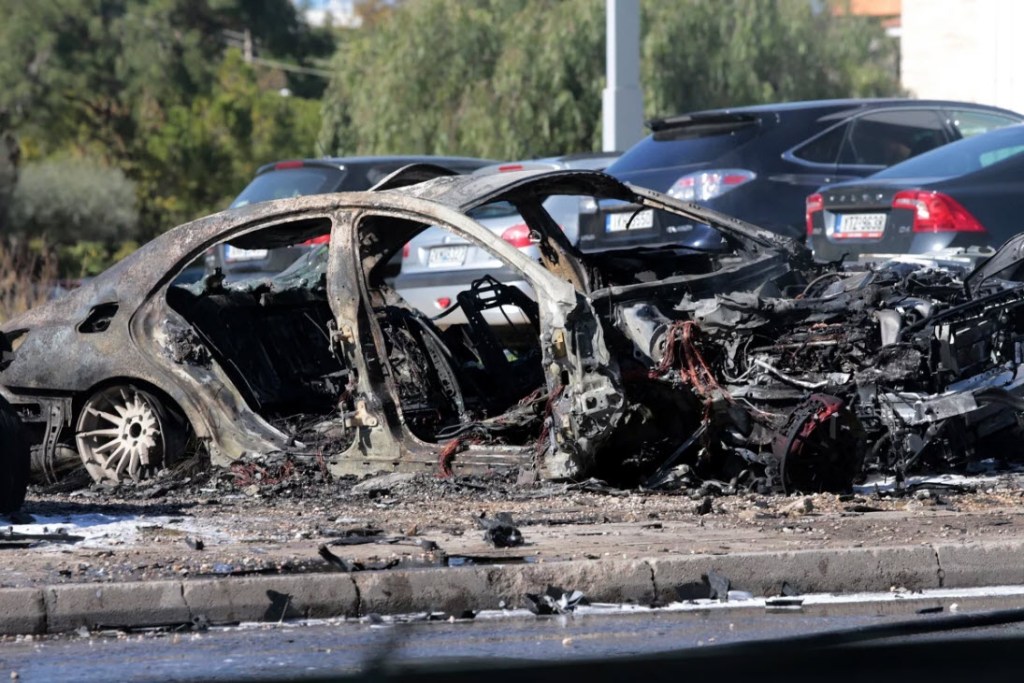 Seriously injured Amad Malkoun was pulled from burning vehicle by passers-by.