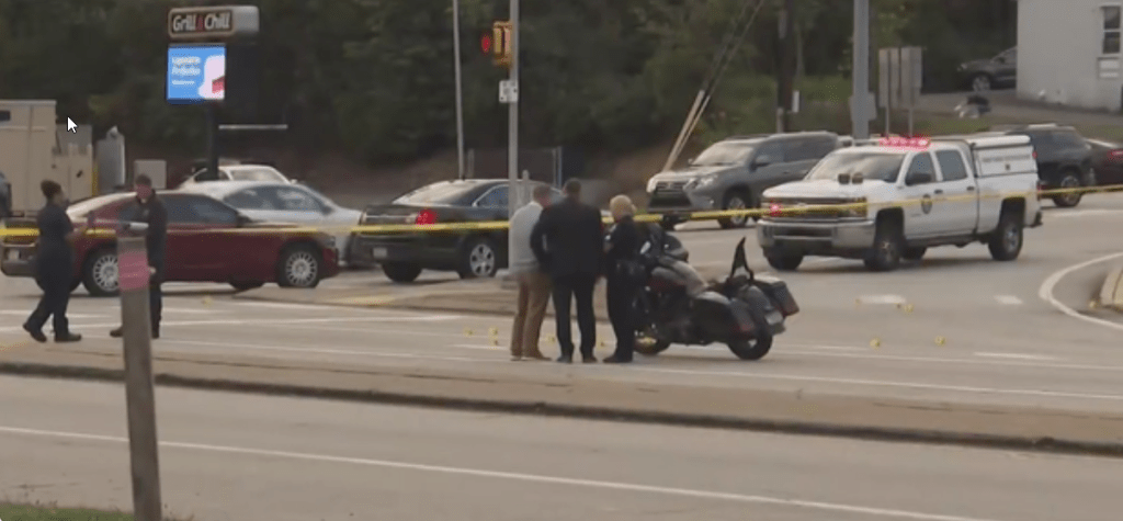 One person was killed in a shooting at an intersection in White Oak on Oct. 12, 2025.